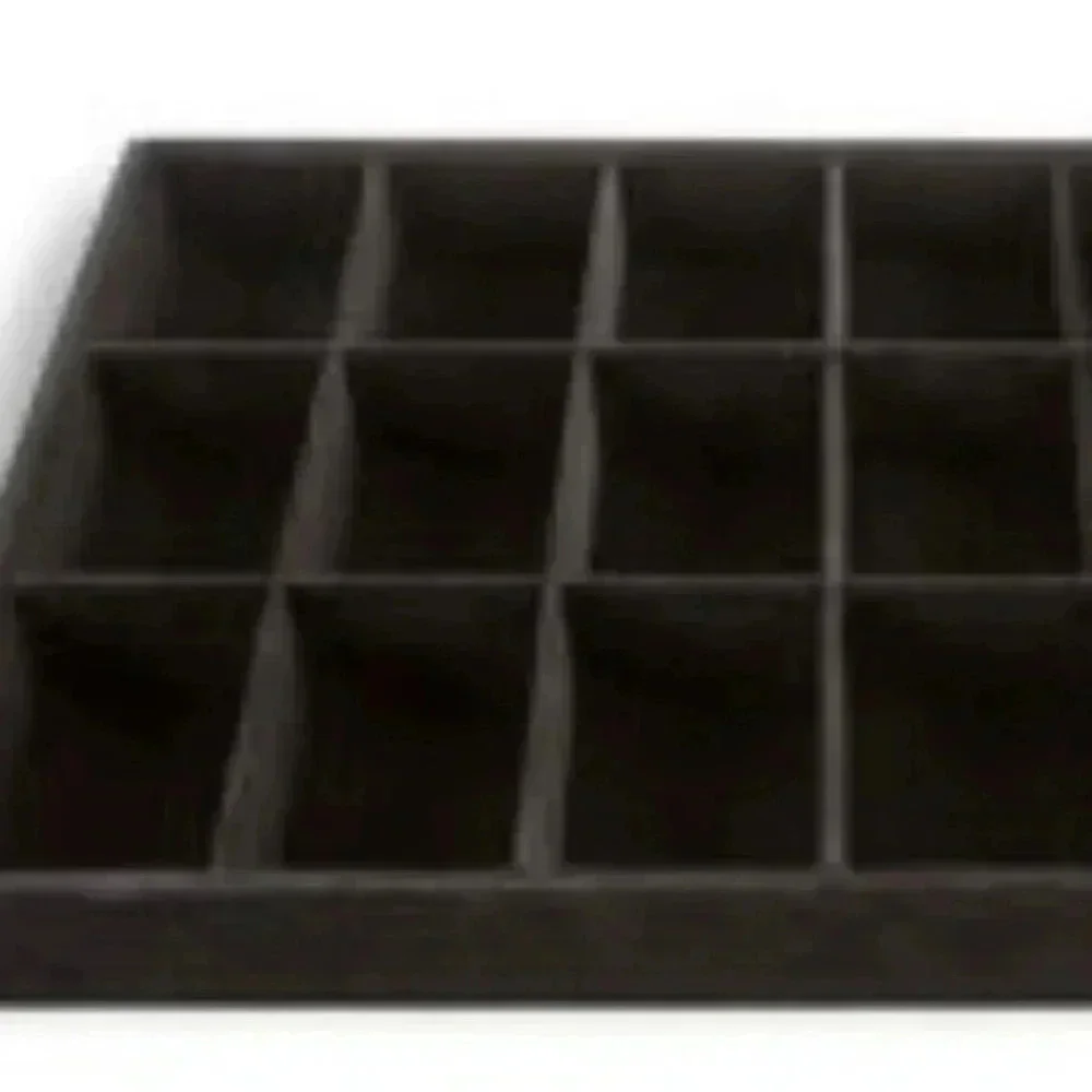 Black Velvet 18 Place Jewelry, Makeup, Nail Polish, Hair Bows, Pins, Tray